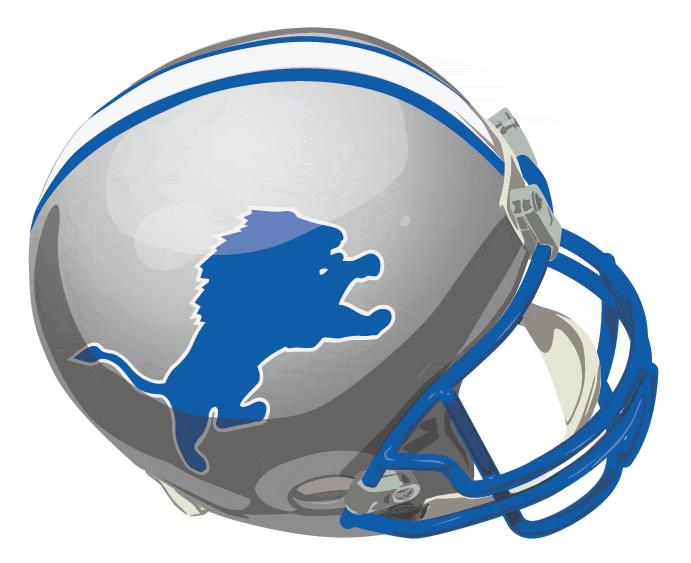 Detroit Lions 1983-2002 Helmet Logo iron on transfers for T-shirts